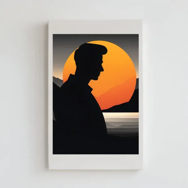 A Sad Man Printable Wall Art