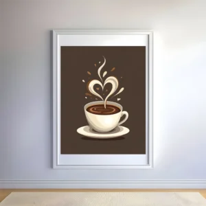 A delicious cup of coffee Prints