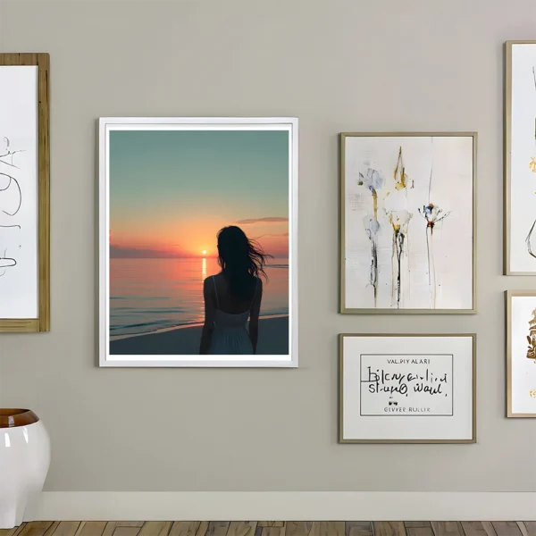 A lonely girl Printable Wall Art