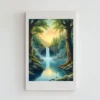 A magical waterfall Printable Wall Art