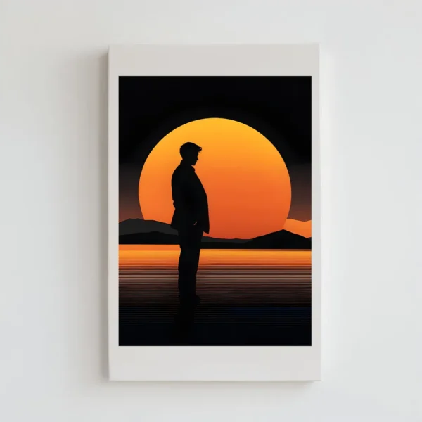 A thoughtful man Printable Wall Art