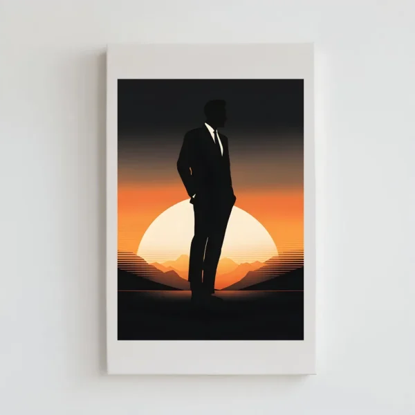 An Intriguing Mysterious Man Prints