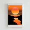 Captivating Sunset on the river Prints