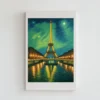 Enchanting Night Over Paris Prints