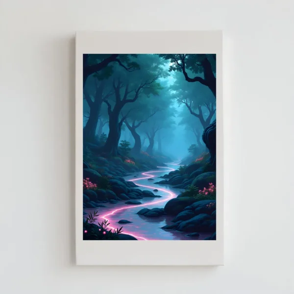 Enchanting Pink River Prints