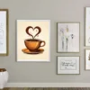 Hot coffee in my heart Printable Wall Art