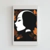 Lady with Elegant Eyelashes Prints