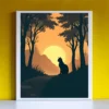 Majestic Lynx at Sunset Prints