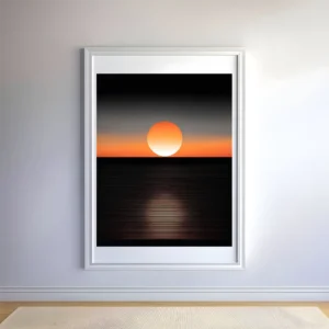 Majestic sunset on the ocean Prints