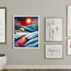 Mesmerizing Red Moon Printable Wall Art