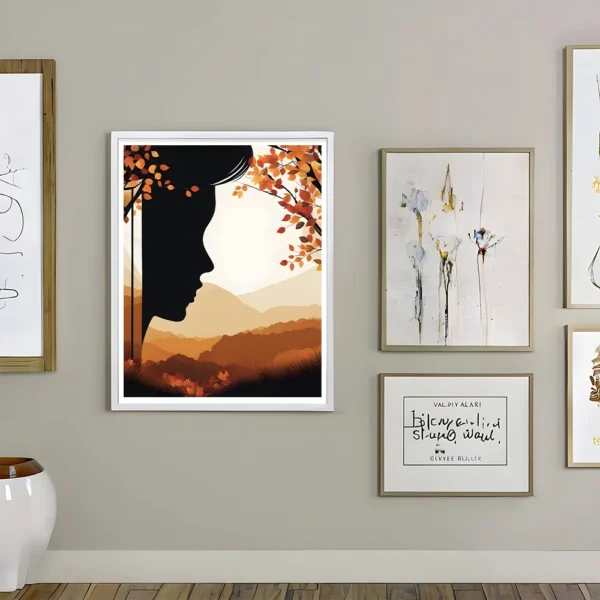 Radiant Autumn Shadow Printable Wall Art