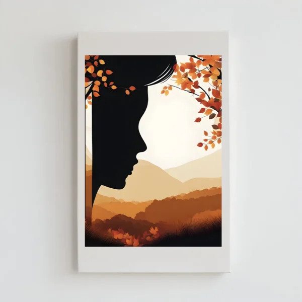 Radiant Autumn Shadow Printable Wall Art