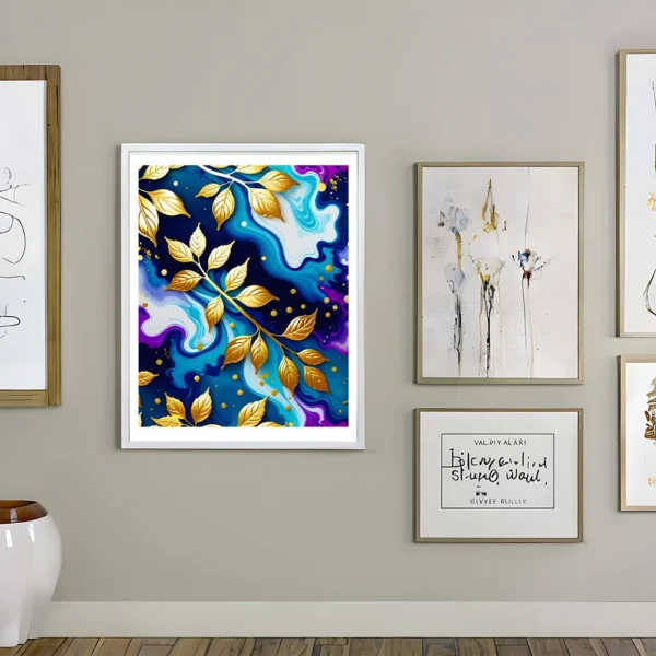 Radiant golden branch Printable Wall Art