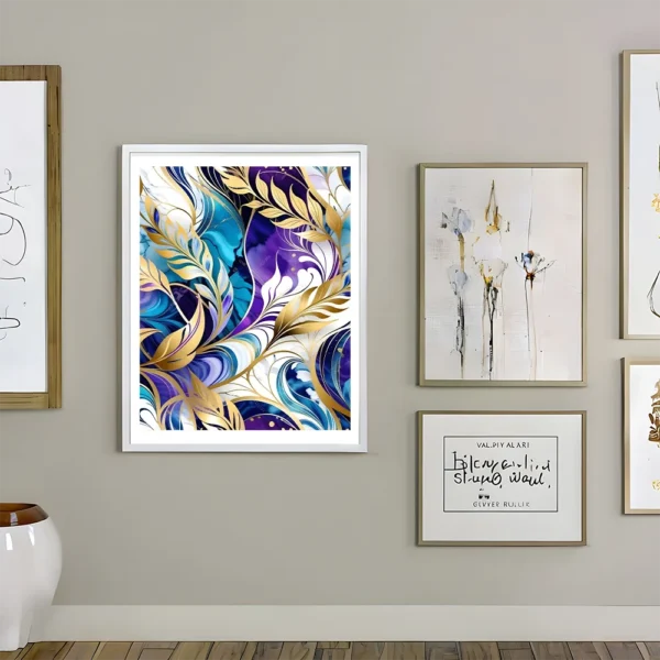 Radiant golden leaves Printable Wall Art