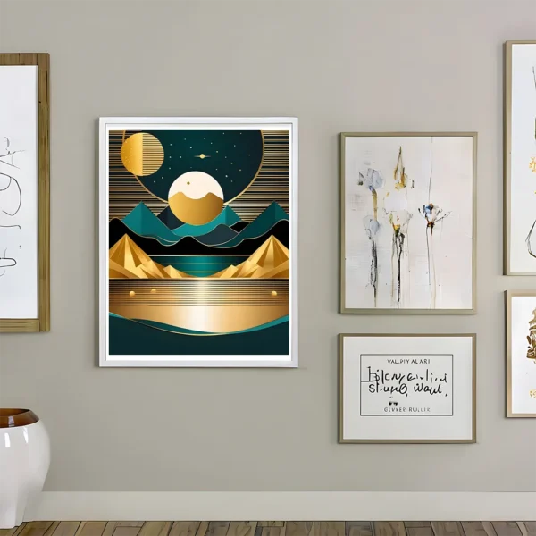 Radiant golden sunset Printable Wall Art