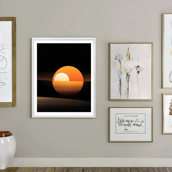 Radiant orange sunset Prints