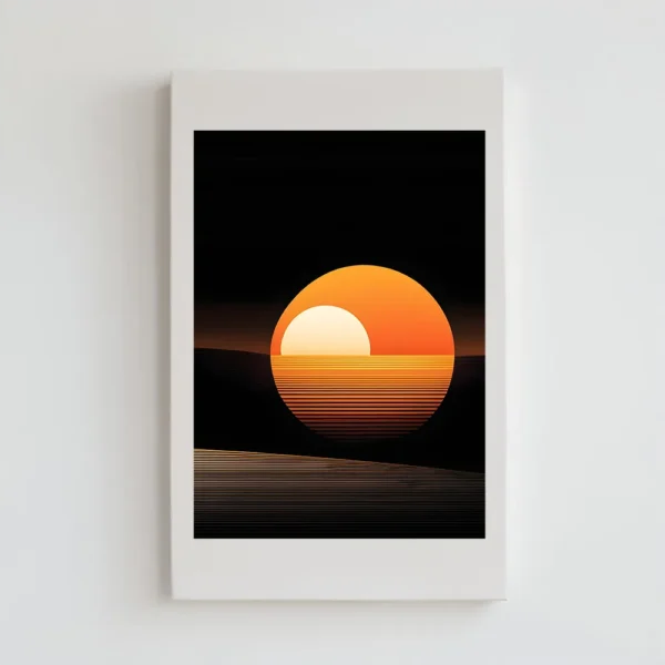 Radiant orange sunset Prints