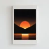 Radiant sunset on the river Prints