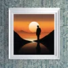 A Calm Man and the Sun Printable Wall Art