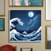 A fierce ocean storm Printable Wall Art