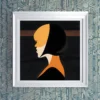 A bold girl from the 70s Printable Wall Art