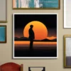 A lonely man Printable Wall Art