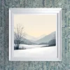 A magical snowy idyll Printable Wall Art