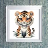 Adorable baby tiger Printable Wall Art