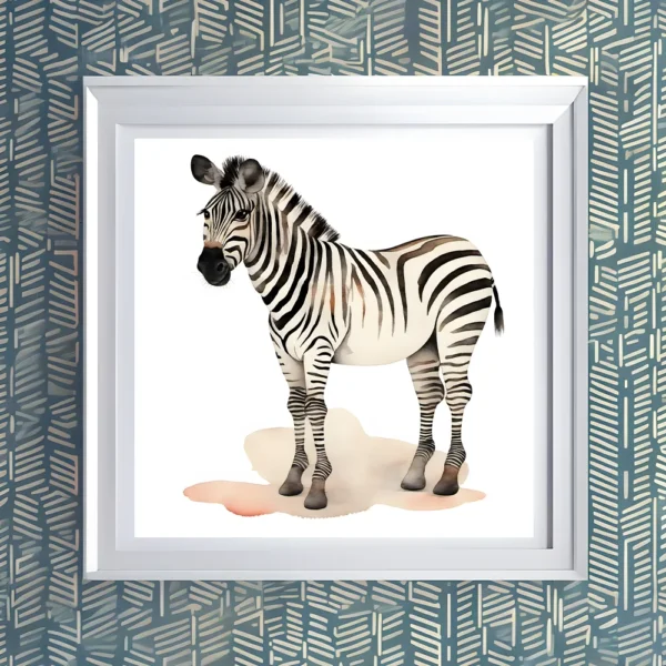 Beautiful zebra Printable Wall Art