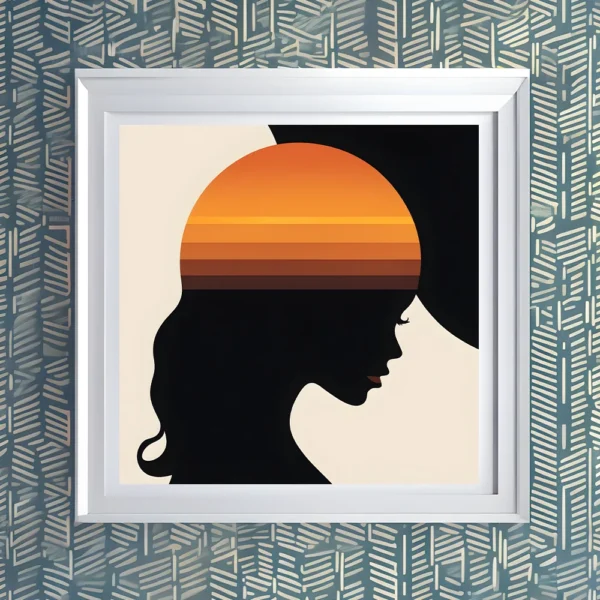 Bold girl in beanie Printable Wall Art