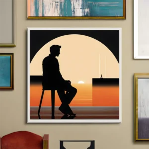 Bold young man Printable Wall Art