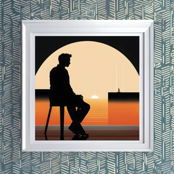 Bold young man Printable Wall Art