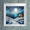 Bright ice moon Printable Wall Art