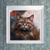 Charming fluffy cat Printable Wall Art