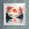 Graceful cranes Printable Wall Art