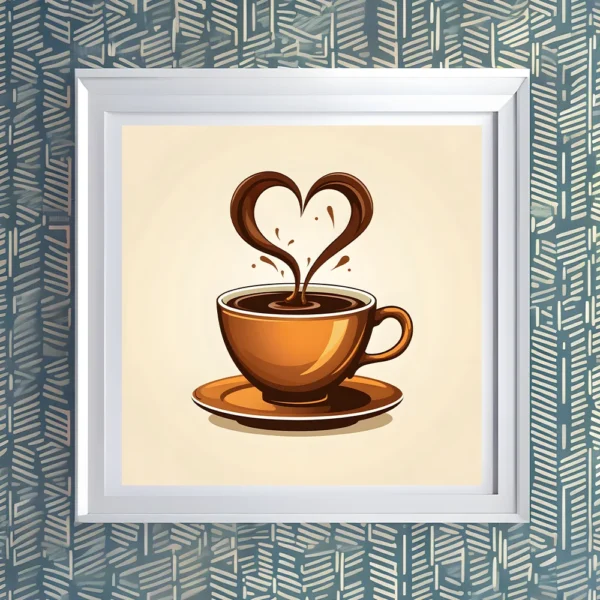 In love with coffee Printable Wall Art