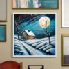 Magical icy night Printable Wall Art