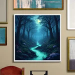 Mysterious secret forest Printable Wall Art