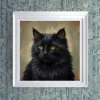 Adorable Siberian Cat Printable Wall Art