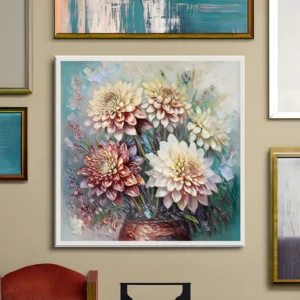 Radiant dahlias Printable Wall Art