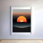 The Stunning Burning Sunset Prints