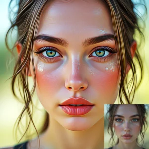 Charming Cartoonic Portrait